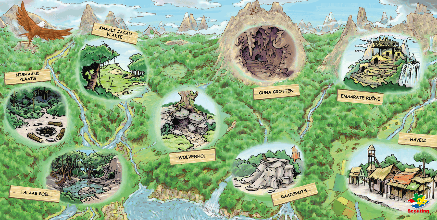 plattegrond jungle